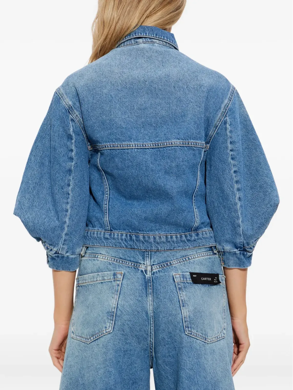 AllSaints ルカ バルーンスリーブ ジャケット - 画像4