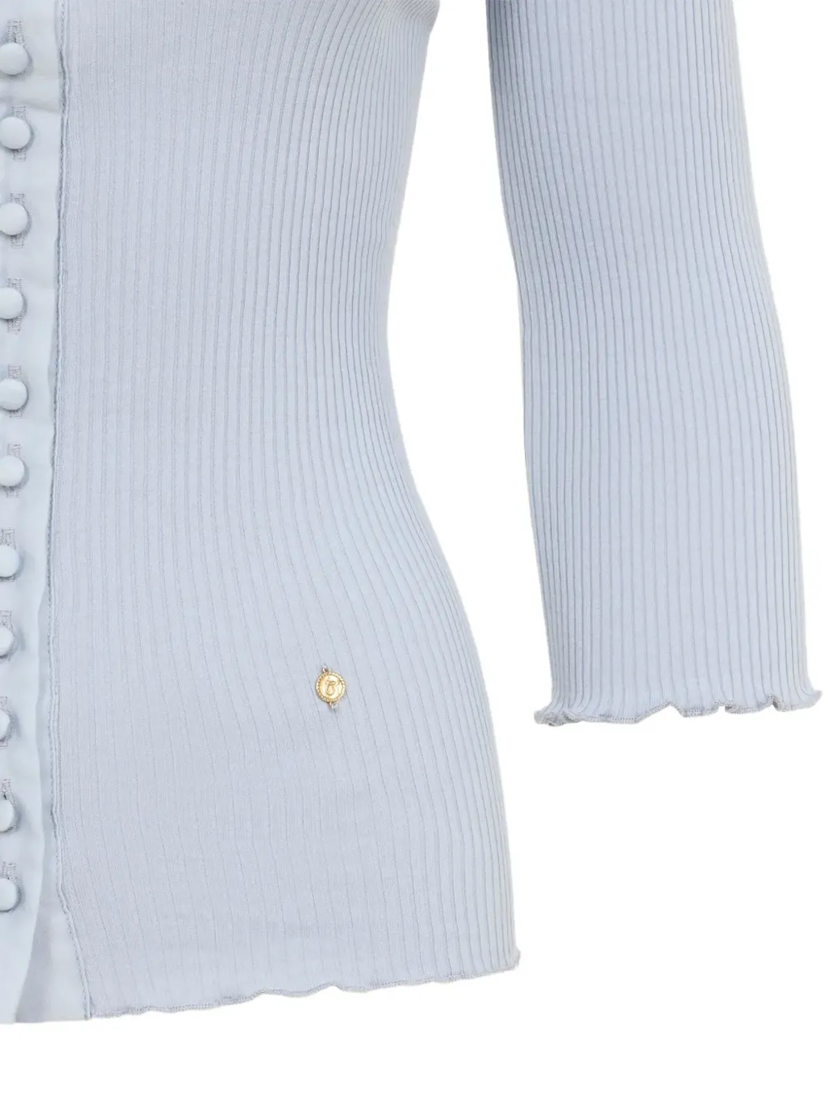 Chloé レーストリムのボタン付きトップス - 画像3