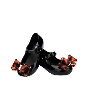 Mini Melissa Ultragirl Classic Bow ballerinas - Black - サムネイル3