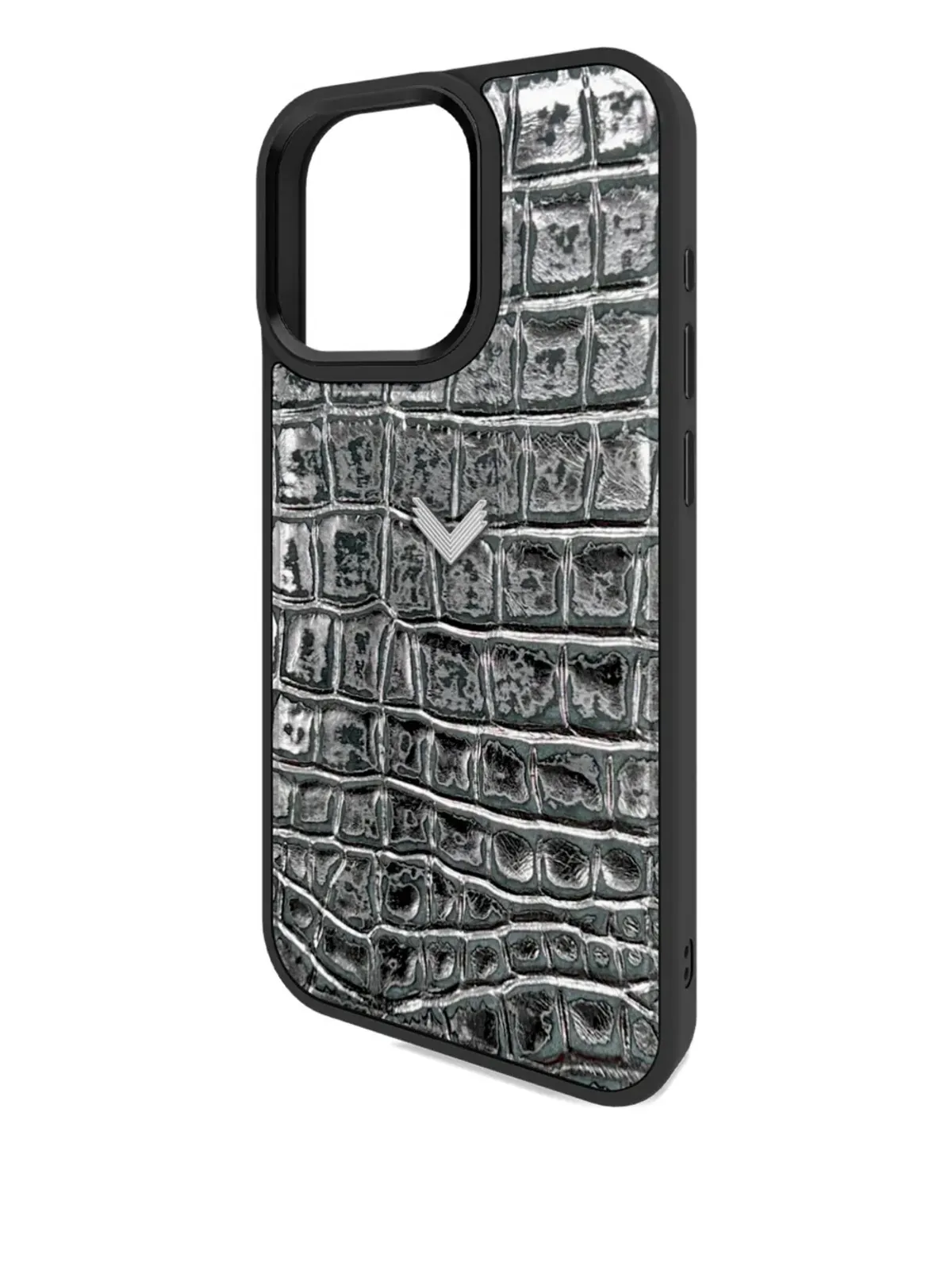 VELANTE クロコダイルテクスチャ iPhone 16 Pro Max ケース - ブラック - 画像3