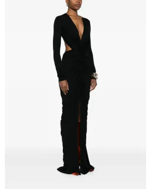 Rick Owens Lilies ポピー カットアウト・ルシュド ガウン - サムネイル3