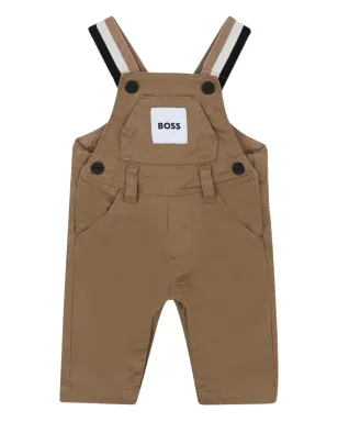 BOSS Kidswear ストライプ柄ストラップ ダンガリー オーバーオール - サムネイル1