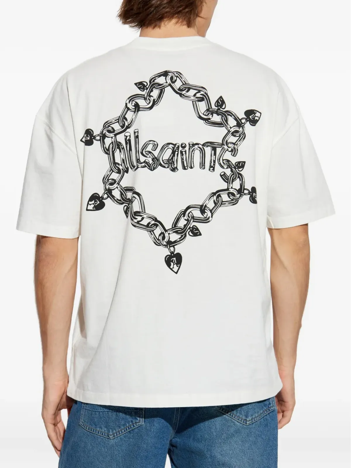 AllSaints チェーンプリントTシャツ - 画像4