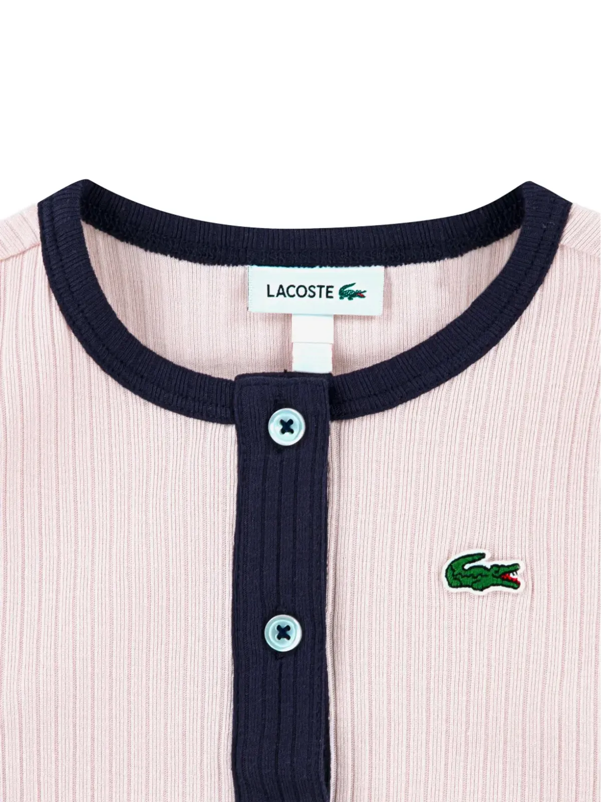 Lacoste Kids ボタン付きリブニットスカートセット - 画像5