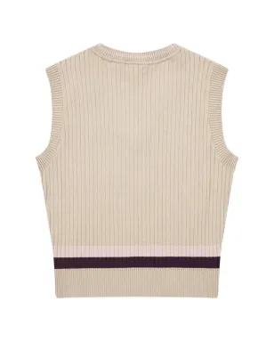 Lacoste Kids Vネックストライプトップ - サムネイル2