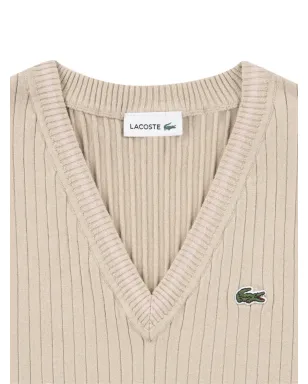Lacoste Kids Vネックストライプトップ - サムネイル3