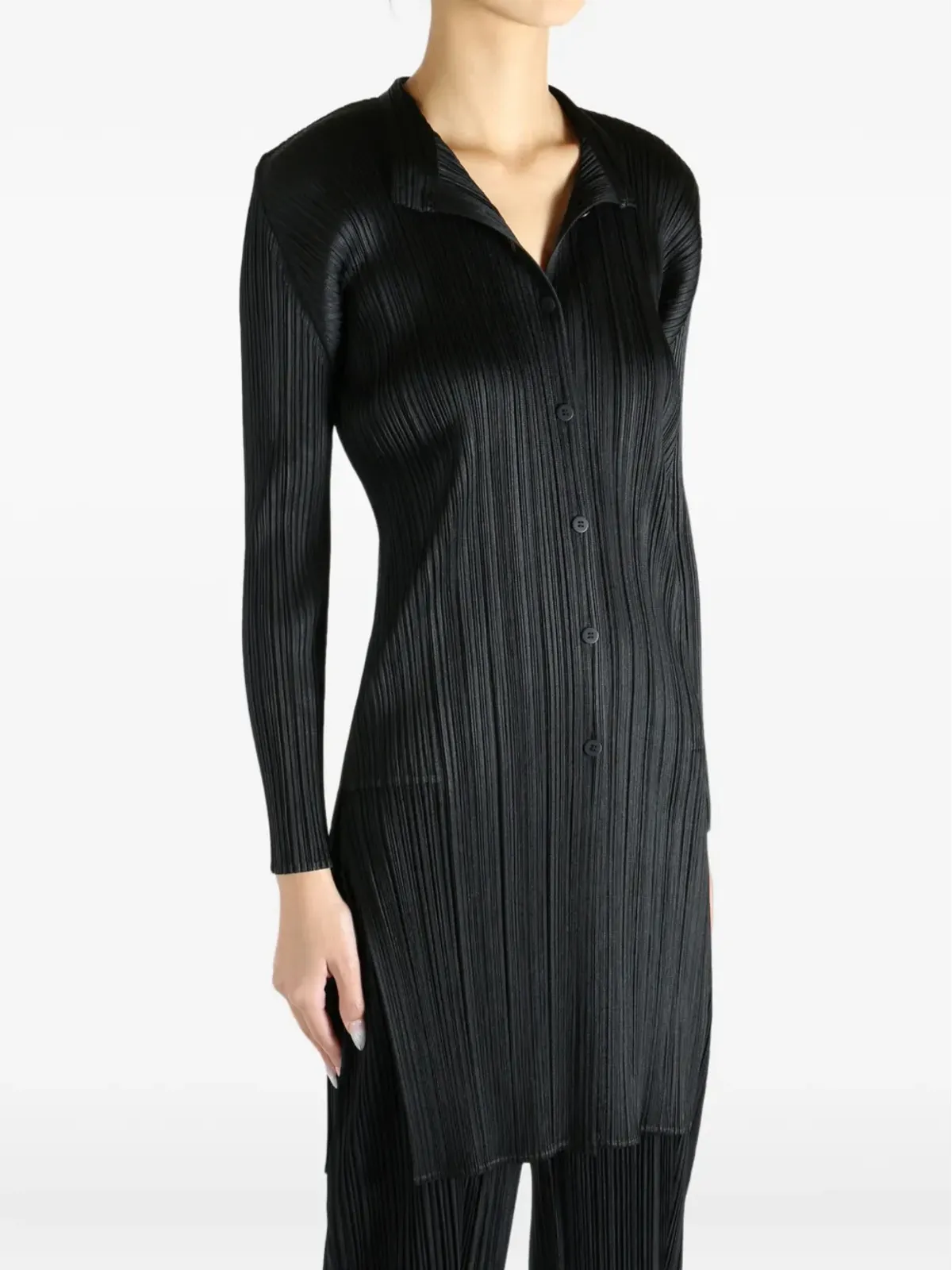 Pleats Please Issey Miyake ボタン付き PP58JJ492 トップ - 画像4