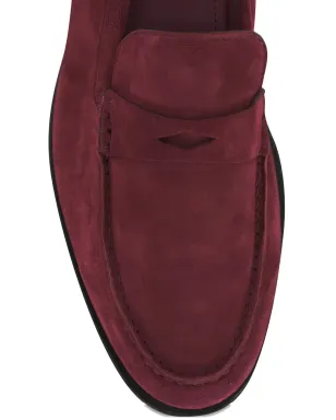 Santoni Haileigh suede penny loafers - サムネイル4