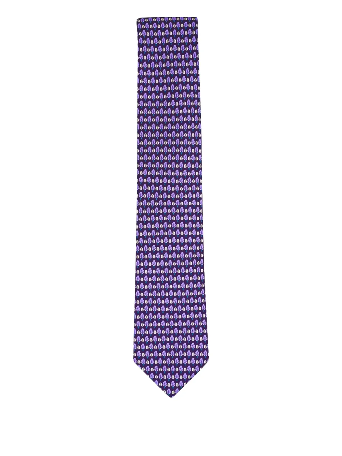 Zegna ツリー柄ネクタイ - 画像1
