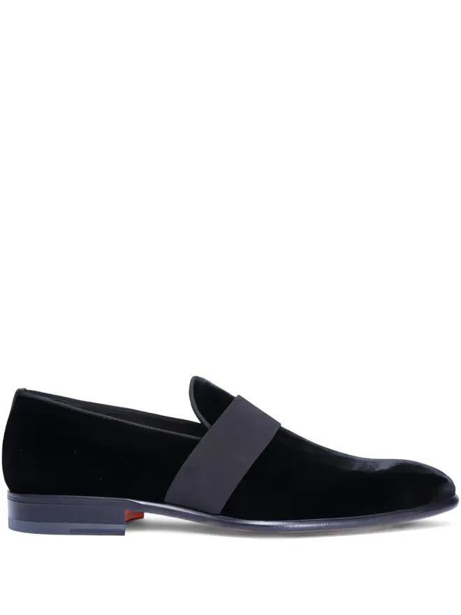 Santoni Santoni Isomerベルベット ローファーの商品画像