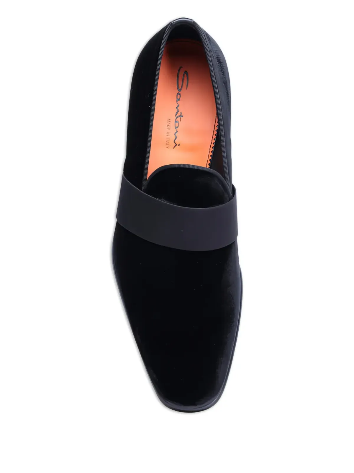 Santoni Isomerベルベット ローファー - 画像3