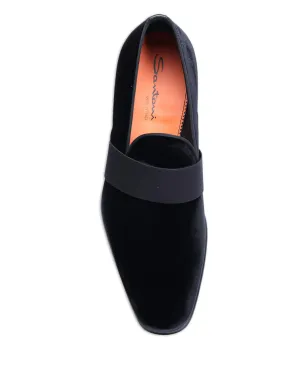 Santoni Isomerベルベット ローファー - サムネイル3