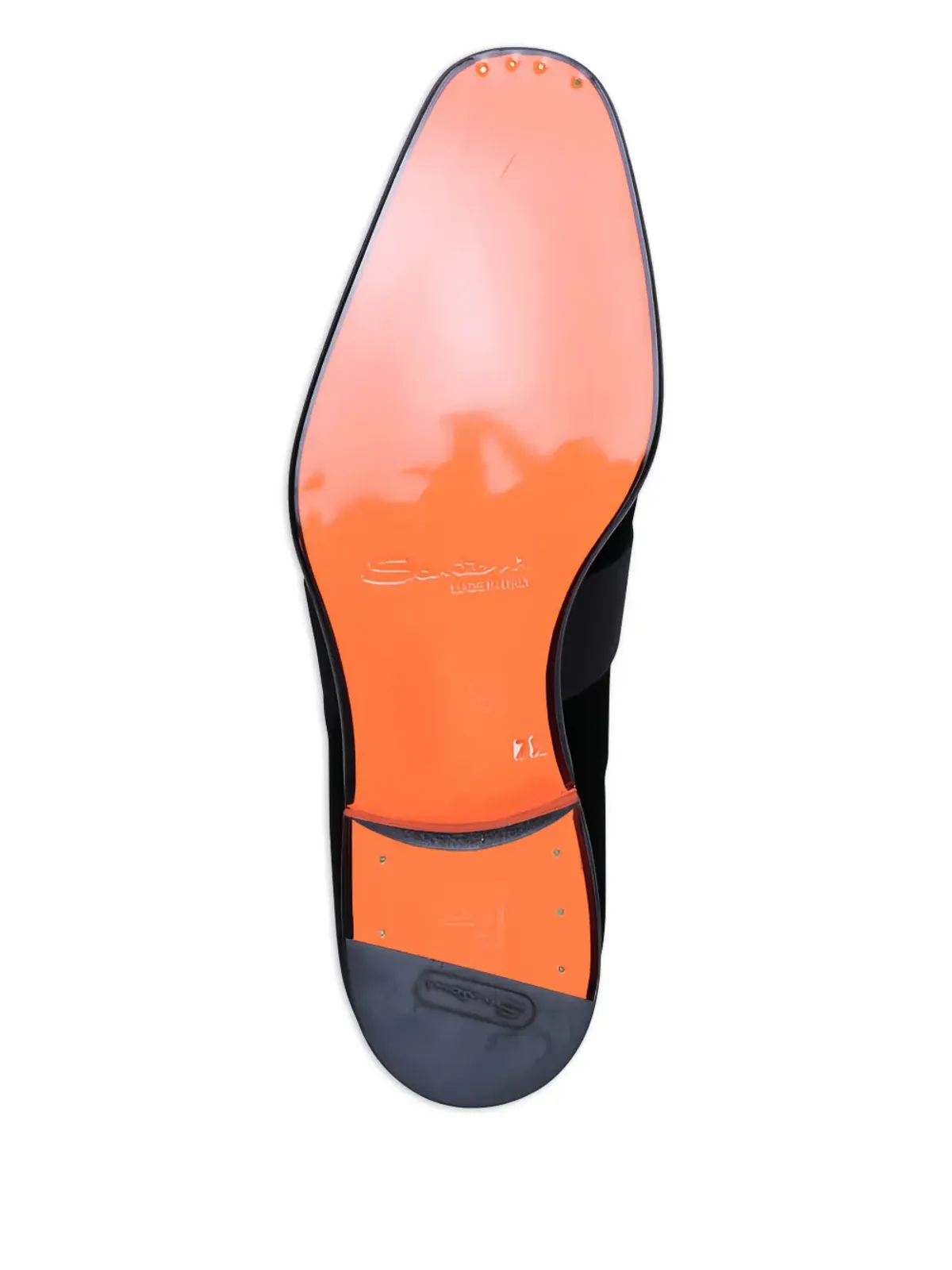 Santoni Isomerベルベット ローファー - 画像4