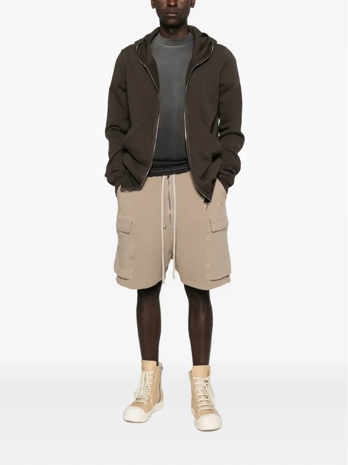 Rick Owens DRKSHDW カゴベラカーゴショーツ - 画像2