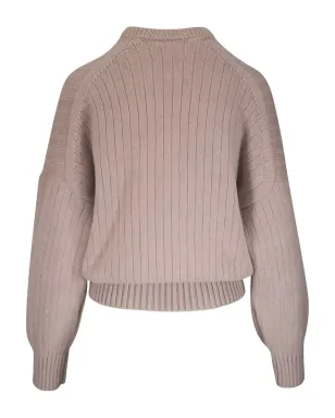 KHAITE Lennox ribbed sweater - Neutrals - サムネイル2