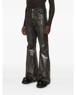 Rick Owens DRKSHDW ひび割れ風フレアジーンズ - サムネイル3