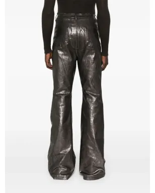 Rick Owens DRKSHDW ひび割れ風フレアジーンズ - サムネイル4