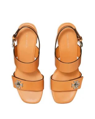 Tory Burch 55mm Tロック ダブルストラップ サンダル - オレンジ - サムネイル2
