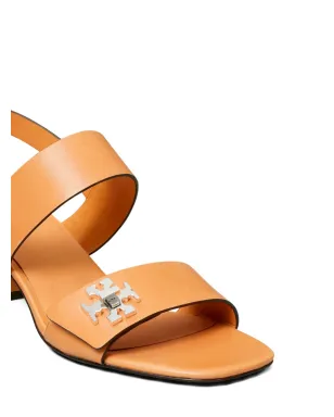 Tory Burch 55mm Tロック ダブルストラップ サンダル - オレンジ - サムネイル3