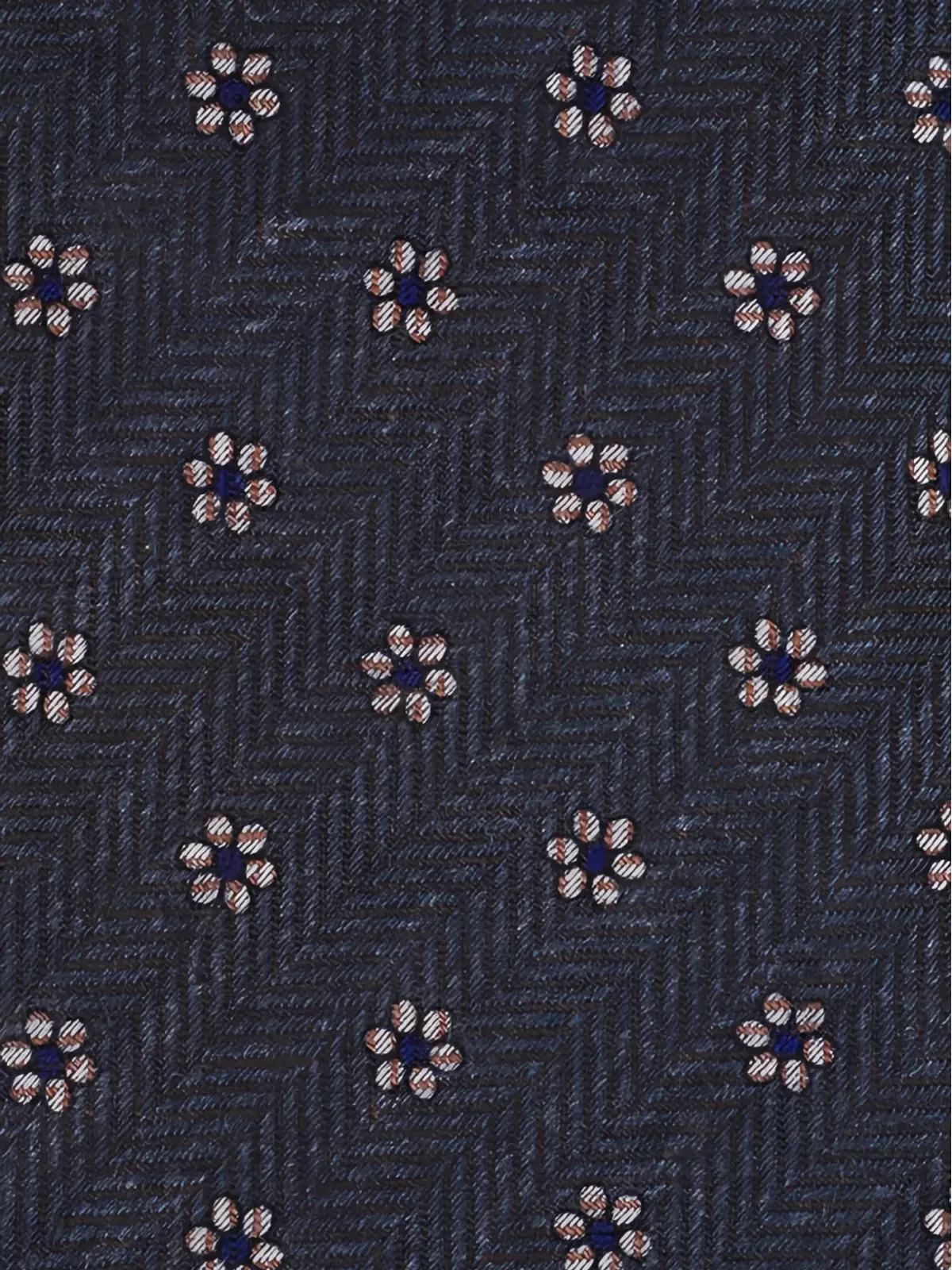Zegna 花柄ネクタイ - 画像2