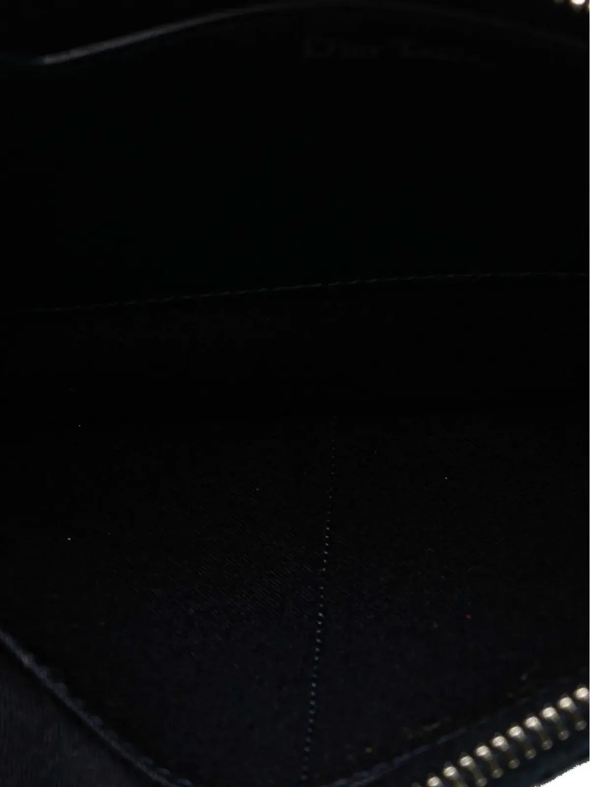 Christian Dior Pre-Owned オブリーク デニム ティアーズ A5フラットポーチ クラッチバッグ - ブルー - 画像5