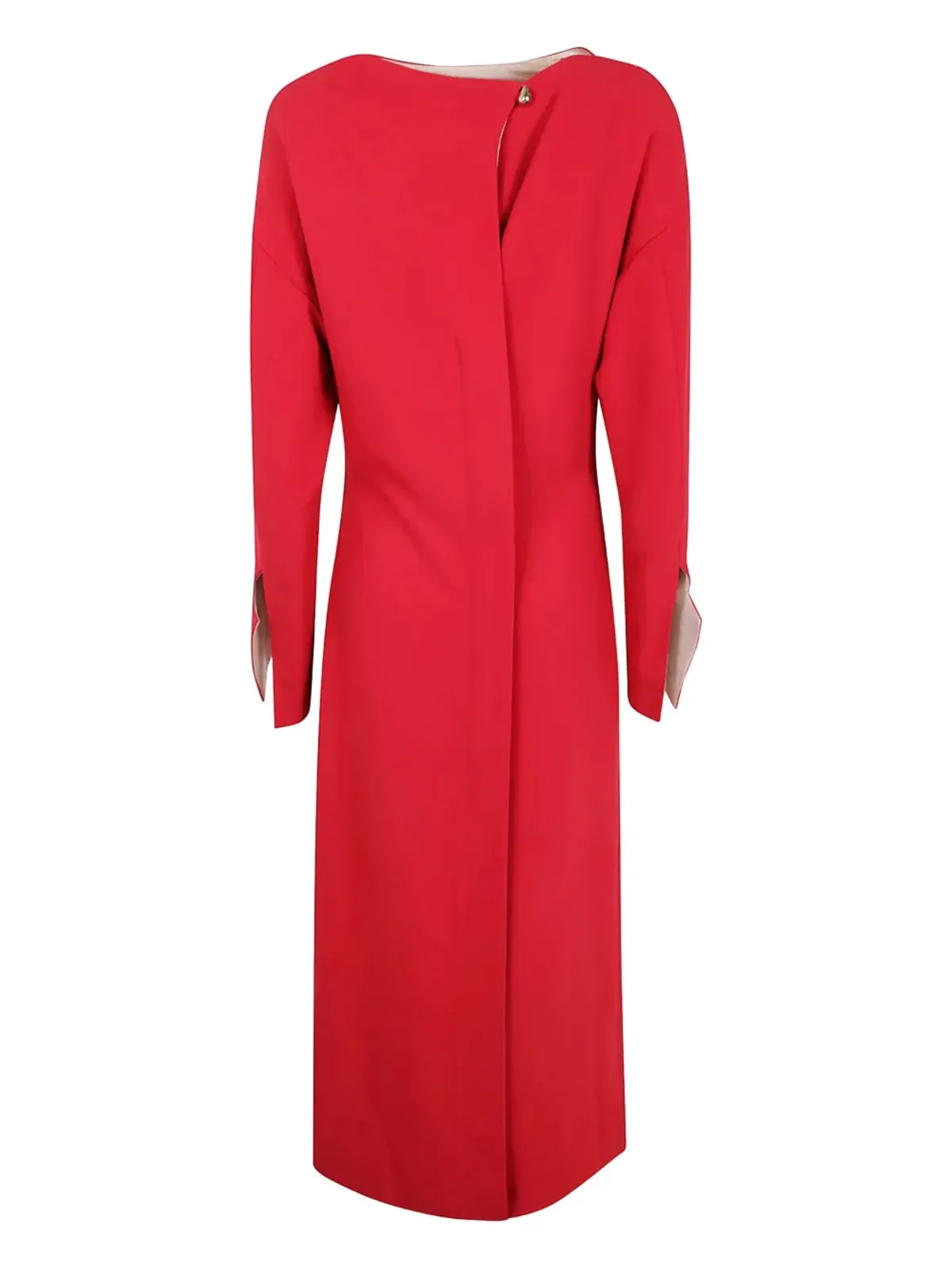 Carven 長袖ミディドレス - レッド - 画像2