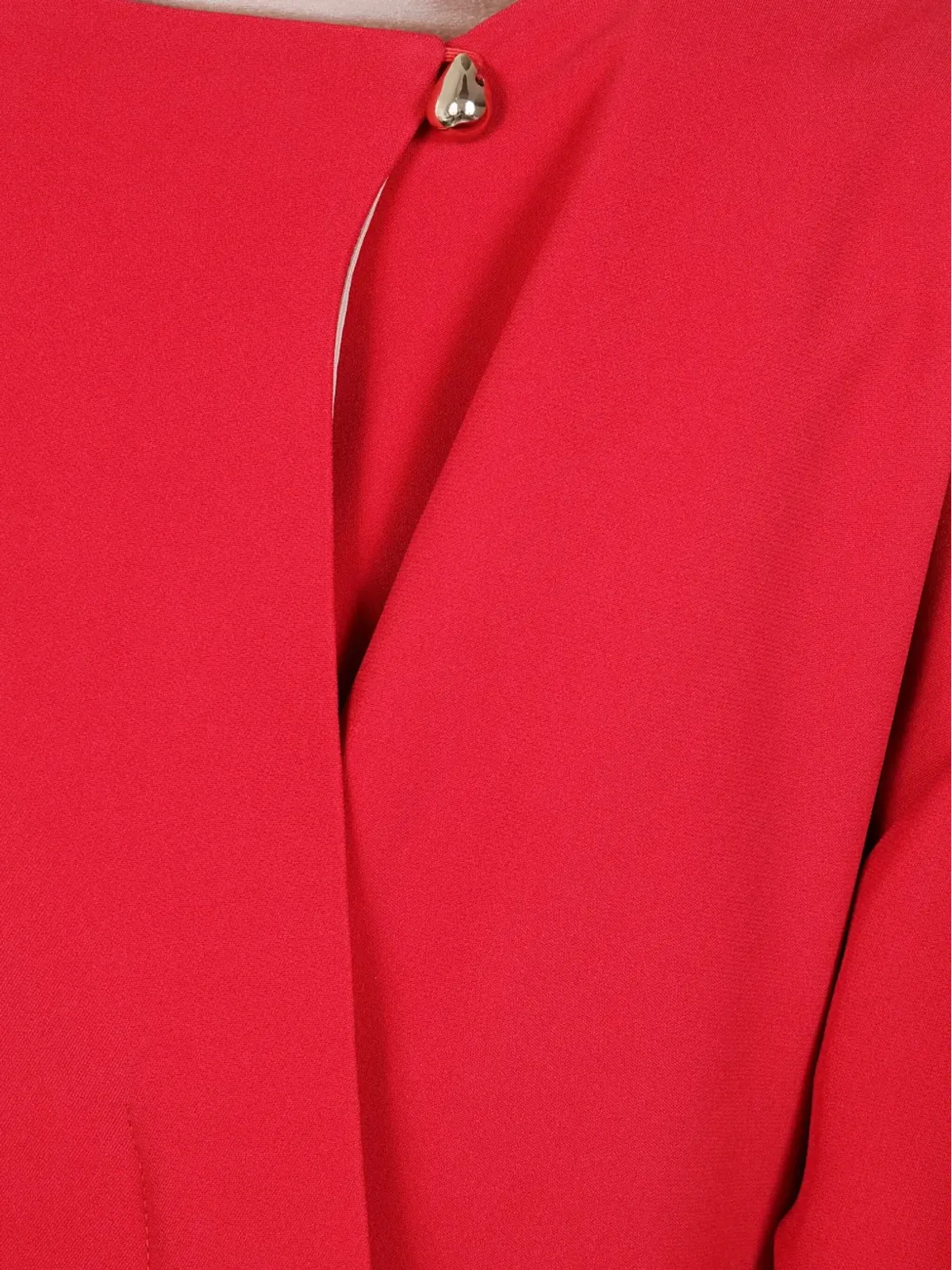 Carven 長袖ミディドレス - レッド - 画像3