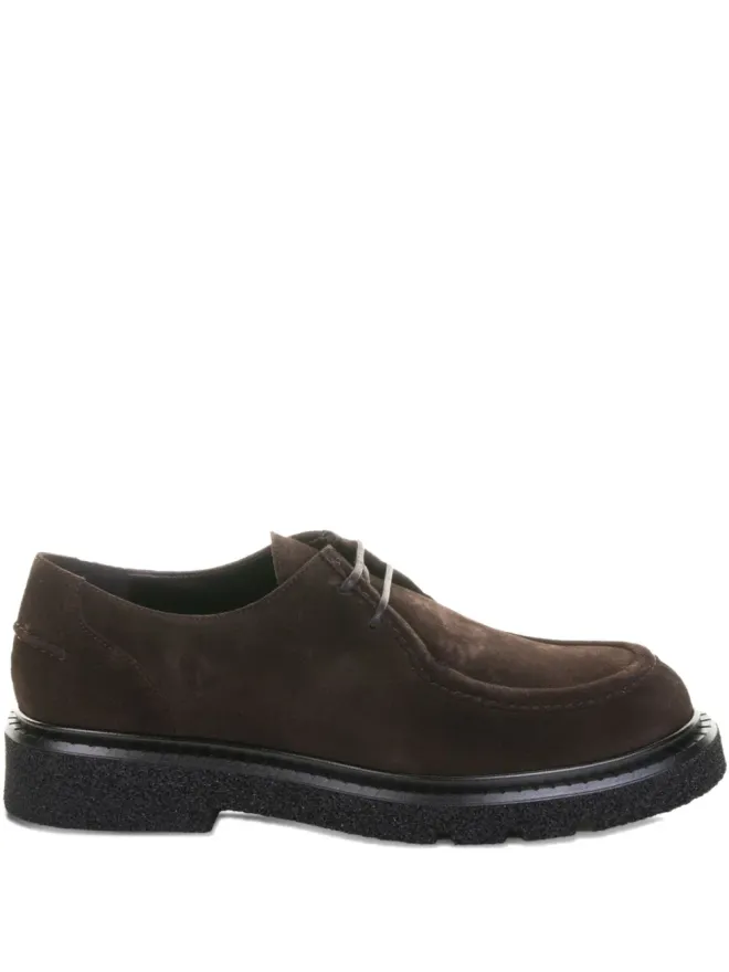 GUGLIELMO ROTTA GUGLIELMO ROTTA レースアップスエードローファーの商品画像