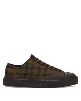 Superga 2432 チェック柄レースアップスニーカー グリーン - サムネイル1