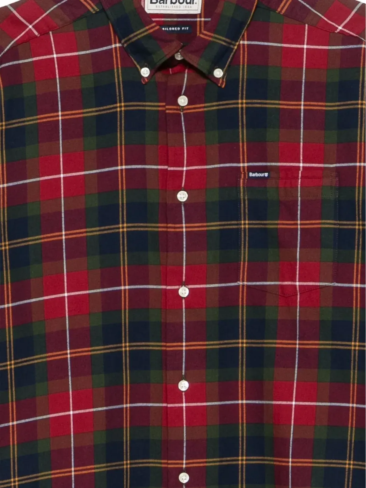 Barbour Fortrose tartan-check shirt - 画像3