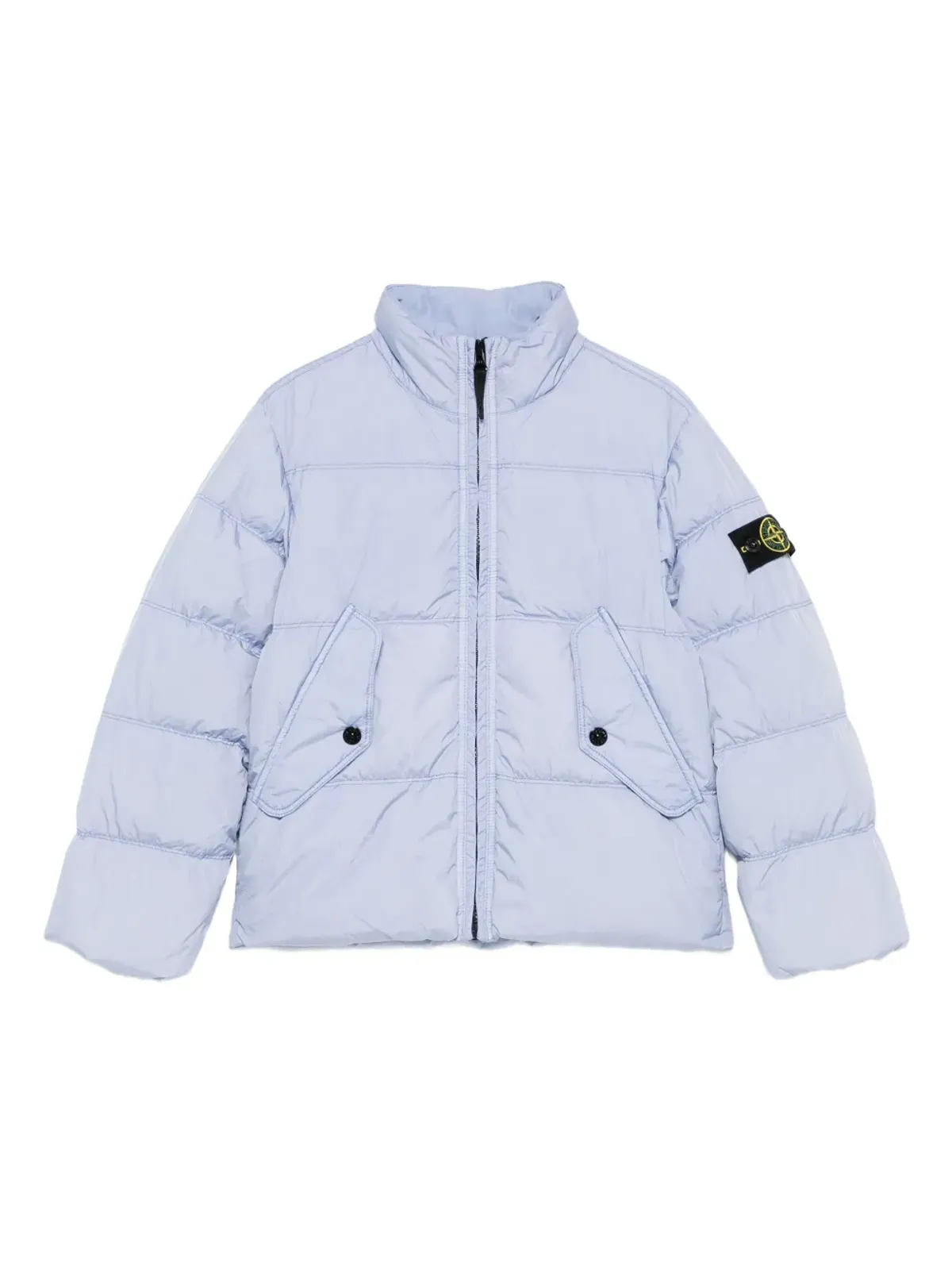 Stone Island Junior ロゴパッチジャケット - 画像1