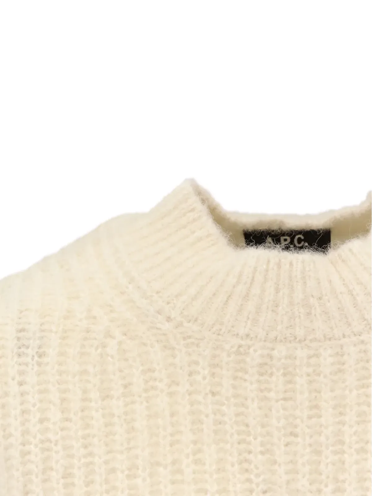 A.P.C. リブ編みクルーネックセーター - 画像3