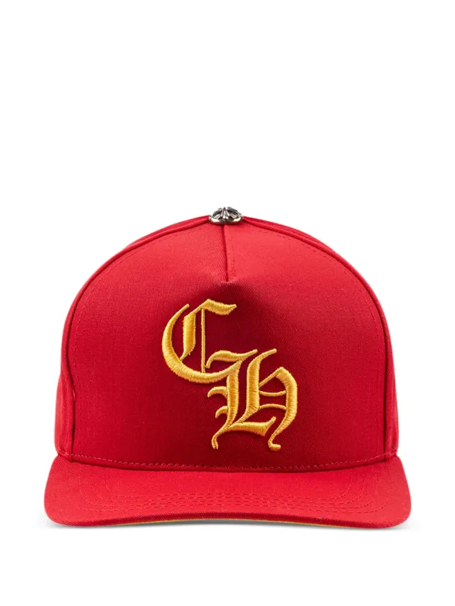 Chrome Hearts Chrome Hearts ボタンディテール パネルドベースボールキャップの商品画像