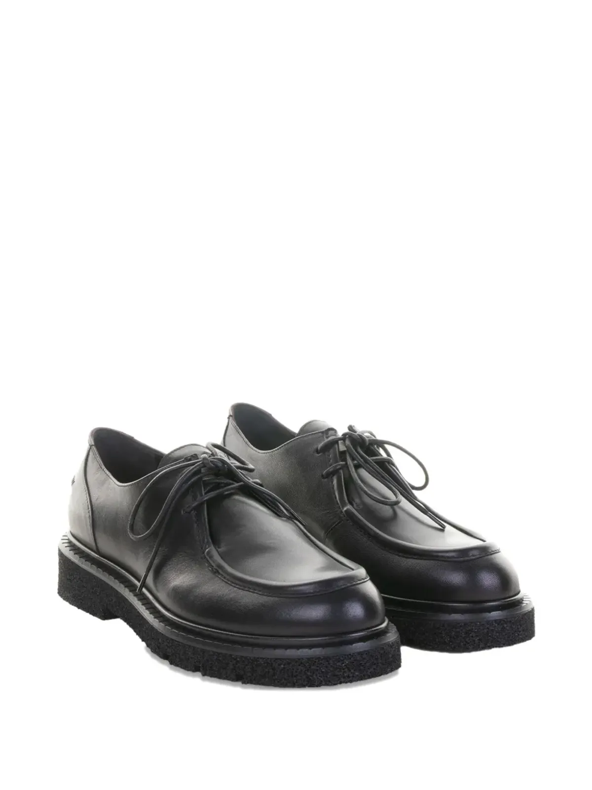 GUGLIELMO ROTTA Kurt lace-up derby shoes - Black - 画像2