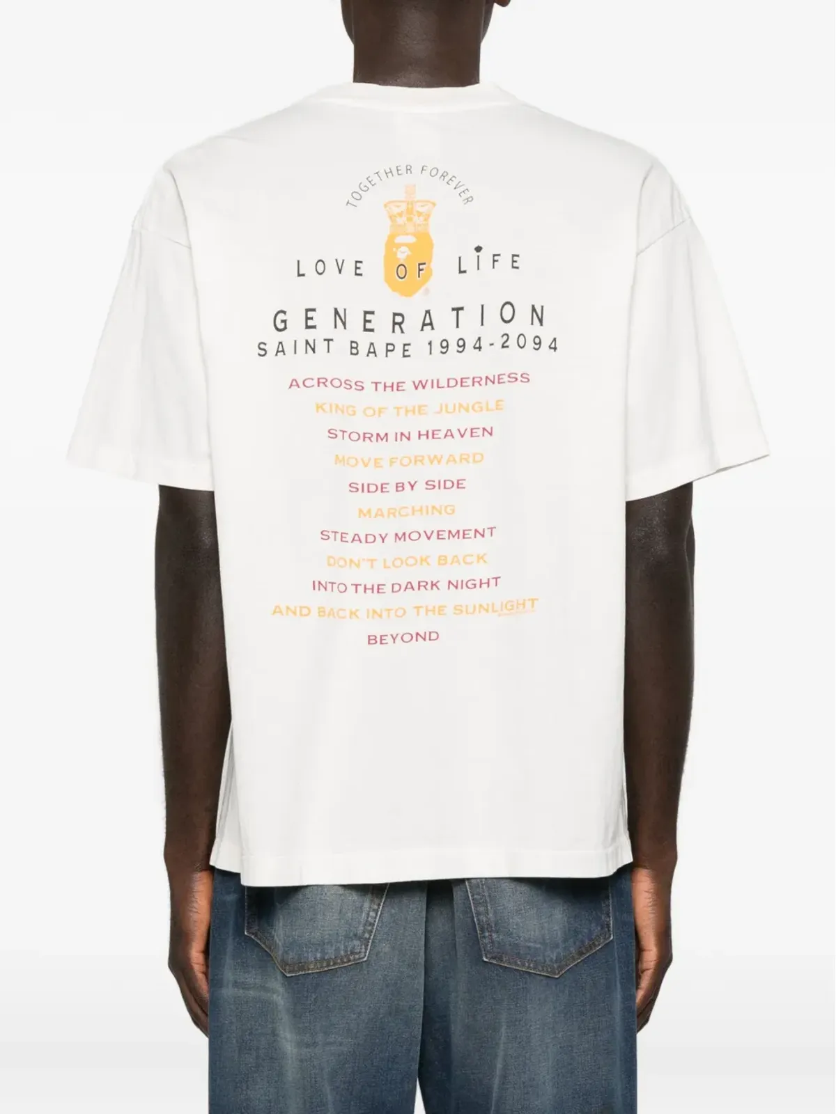 SAINT MXXXXXX × A BATHING APE Generation グラフィックプリントTシャツ - 画像3