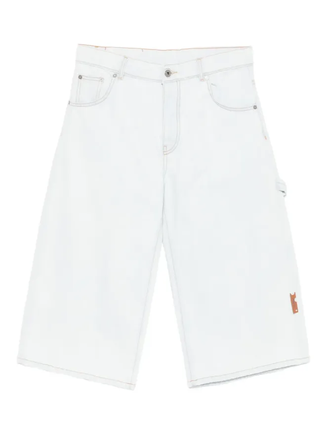 OFF-WHITE Off-White デニムショーツ - ブルーの商品画像