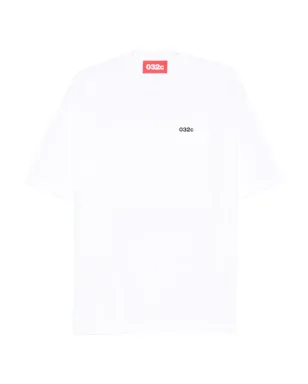 032c キャンドルディナー グラフィックプリント Tシャツ - ホワイト - サムネイル1