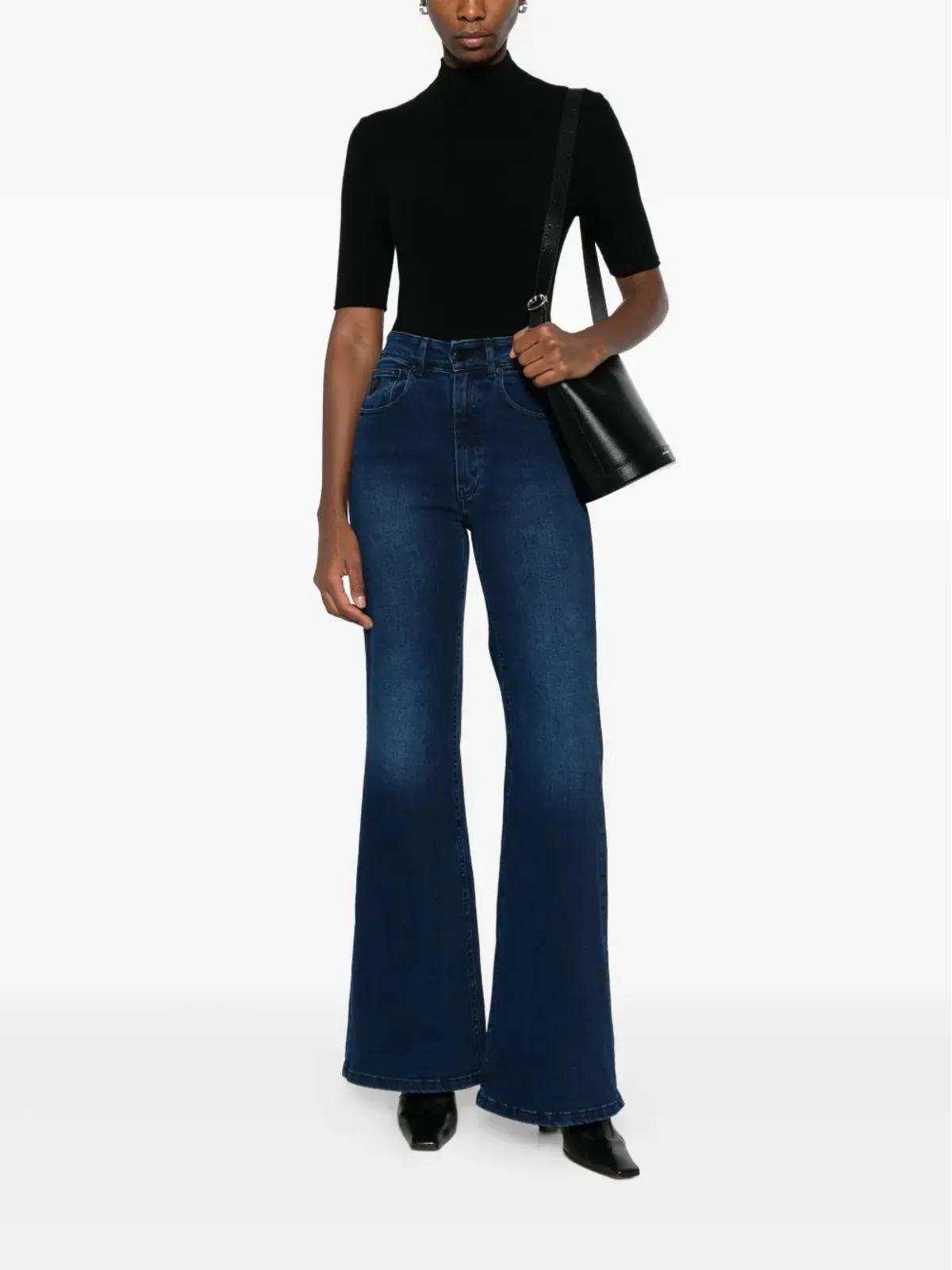 LOIS JEANS ハイウエスト フレアジーンズ - 画像2