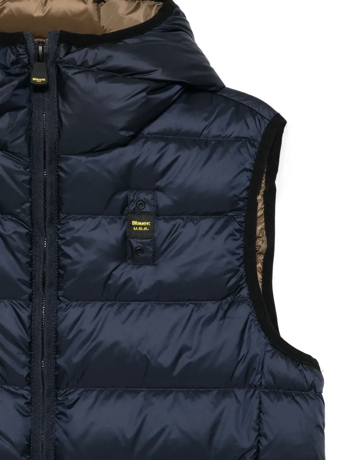 Blauer アーデン フhooded padded gilet - 画像3