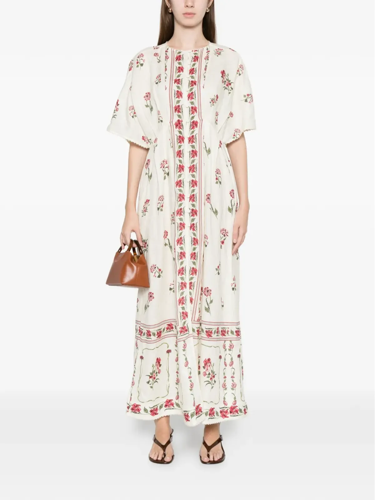 Agua By Agua Bendita 花柄マキシドレス - 画像2