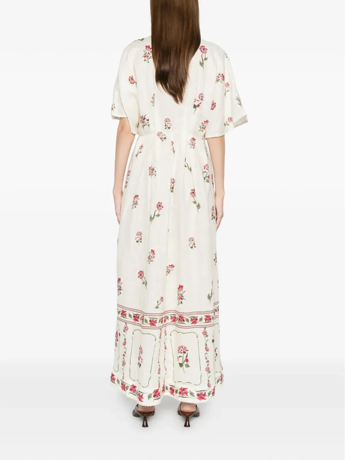 Agua By Agua Bendita 花柄マキシドレス - 画像4
