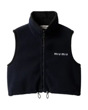 Miu Miu フリースベスト - サムネイル1