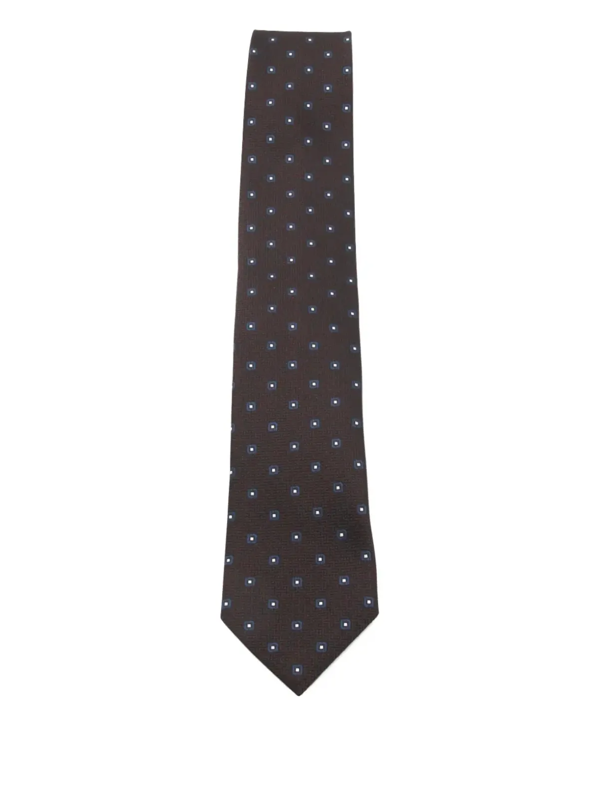 Zegna スクエアパターン タイ - 画像1
