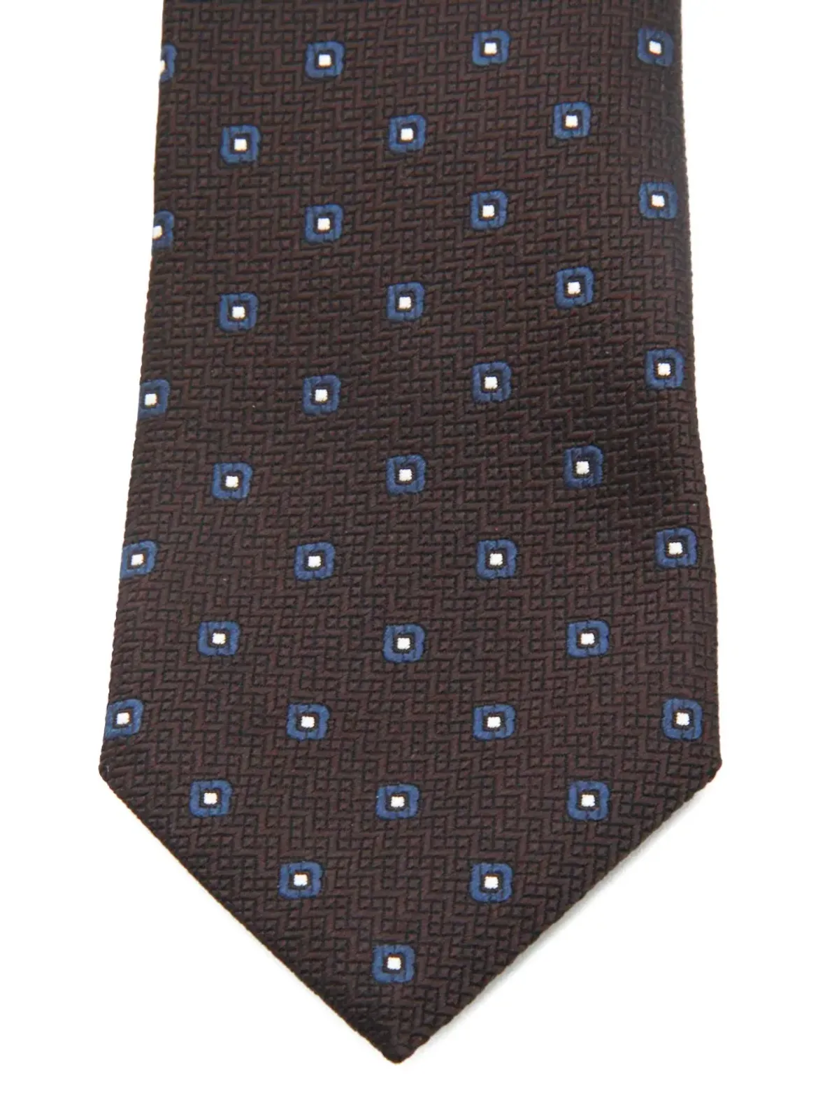 Zegna スクエアパターン タイ - 画像2