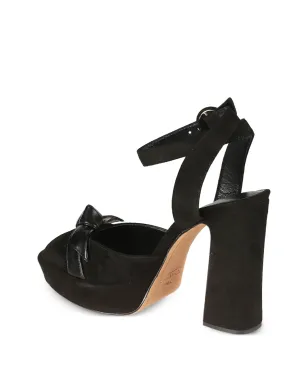 Alexandre Birman 120mm リボンディテール プラットフォームサンダル - ブラック - サムネイル4
