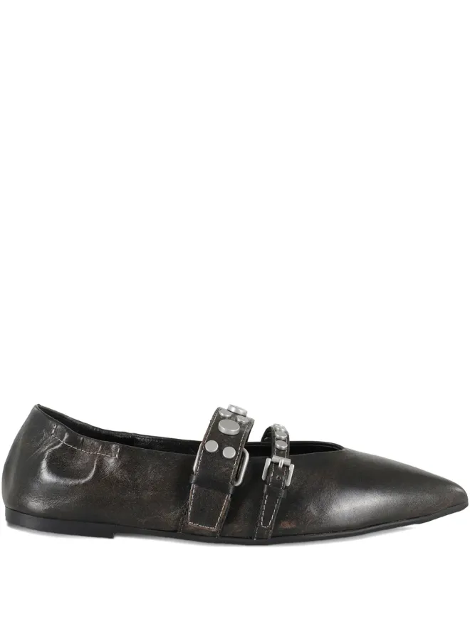 Ash Ash Britney studded ballerinas - Blackの商品画像