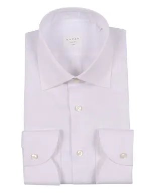 Xacus ボタンカフス コットン シャツ - White - サムネイル1