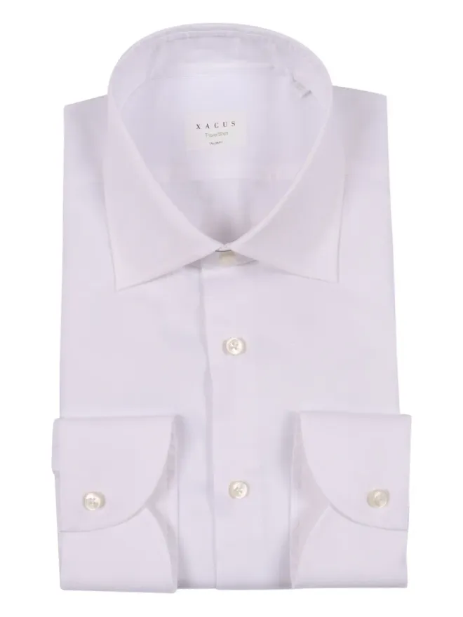 Xacus Xacus ボタンカフス コットン シャツ - Whiteの商品画像