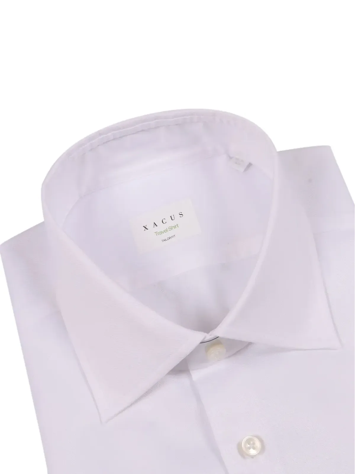 Xacus ボタンカフス コットン シャツ - White - 画像3