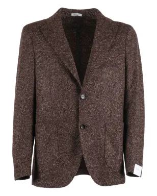 Brera ヘリンボーン シングルブレスト ブレザー - サムネイル1